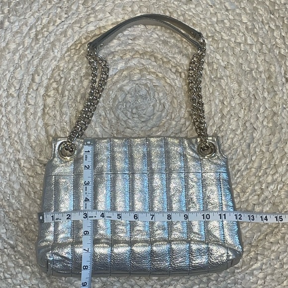 Quilted Metallic Champagne Kate Spade Purse - Picture 5 of 15